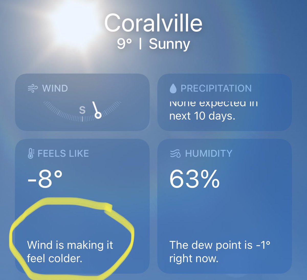 Might be the most Midwest sentence ever: