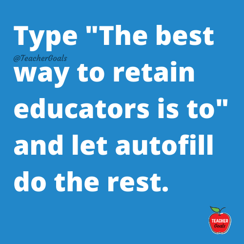 TeacherGoals tweet media