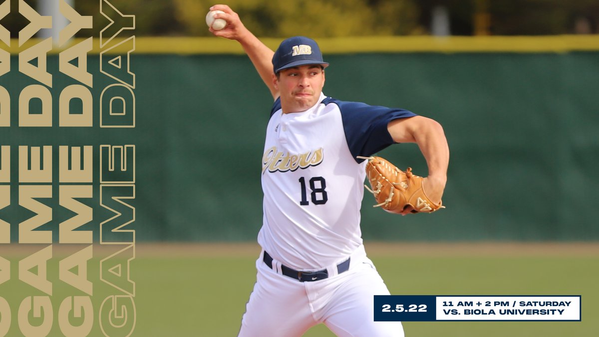 OtterAthletics's tweet photo. We've got a fun day ahead of us today! 

@csumbwbb and @csumbmbb are on the #KelpBed for their third-to-last home games of the season, don't miss this! AND @csumbbaseball play their first doubleheader of the season! #MakeWavesMB https://t.co/9SfNsFysQA