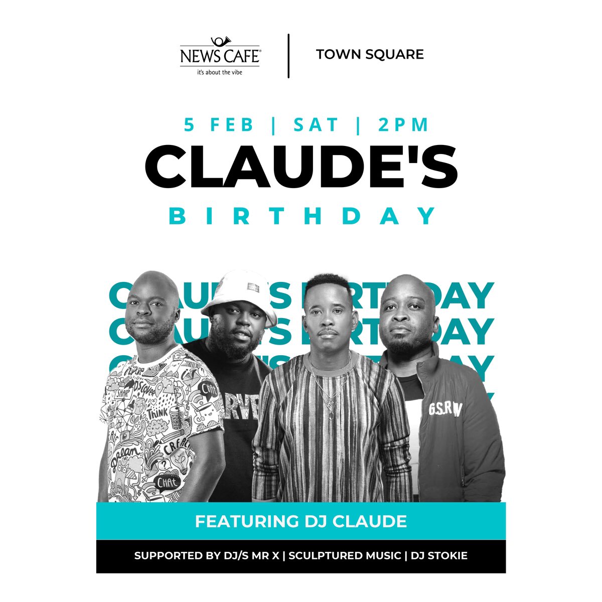 It’s my big brother’s birthday Celebration tonight at News Cafe time Square!! Let’s Rock <a href="/iamclaudebaloyi/">DjClaude</a> I’m on the decks at 11pm 🤟🏾