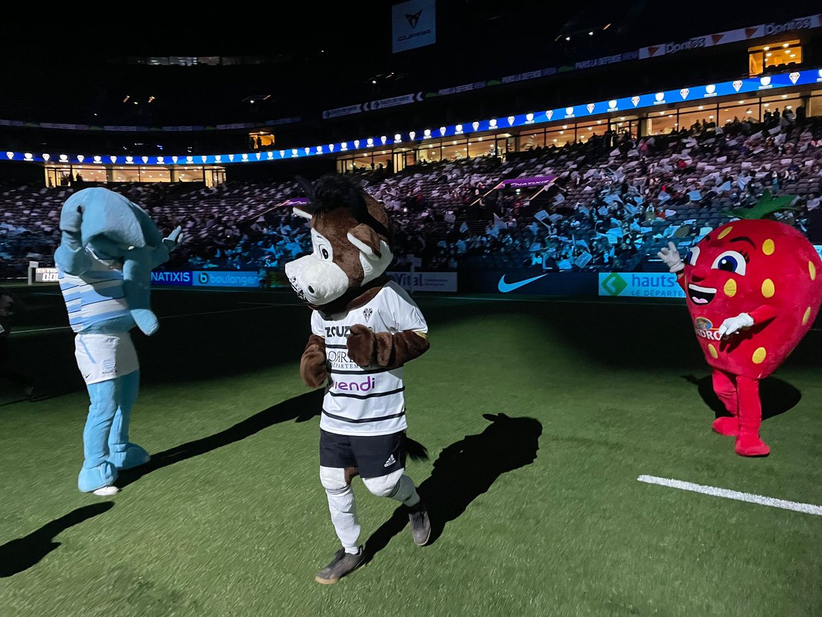 Bien entouré 🐮🍓🐘
 <a href="/CABCLRUGBY/">CA Brive Rugby</a> x Andros ! 

#RacingFamily