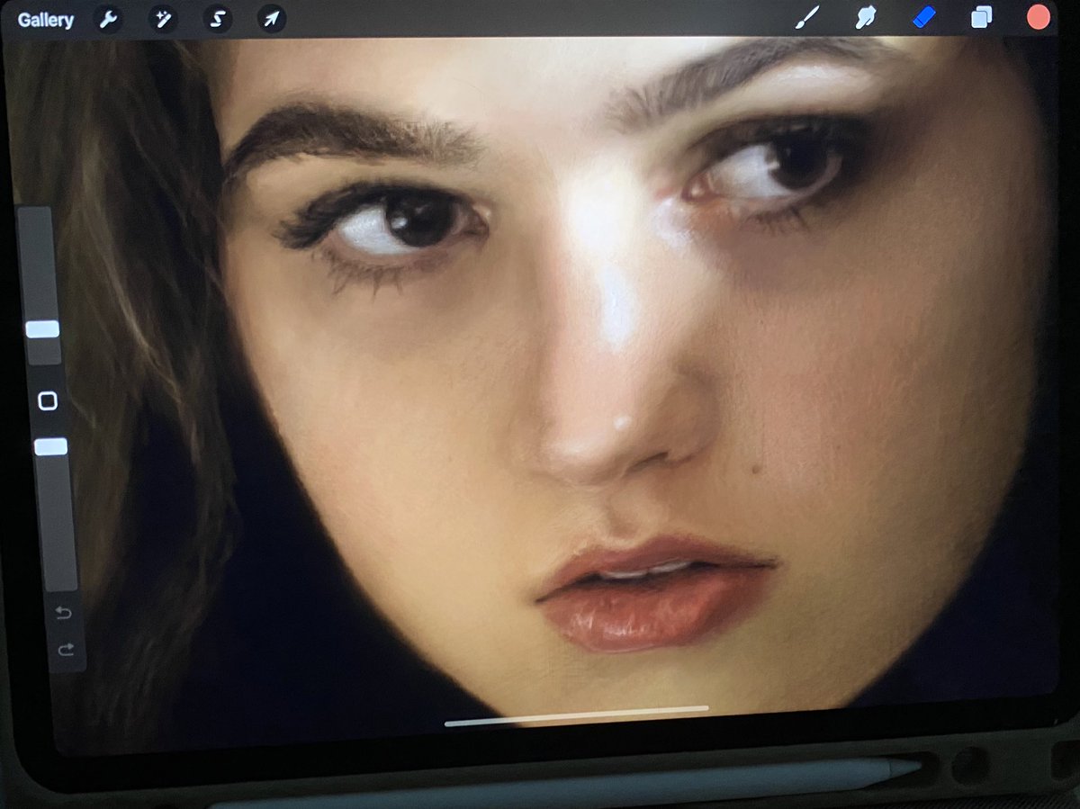 boomadcallister's tweet image. this is my only real drawing on ProCreate. (no it’s not a photo. yes it took me a million hours)