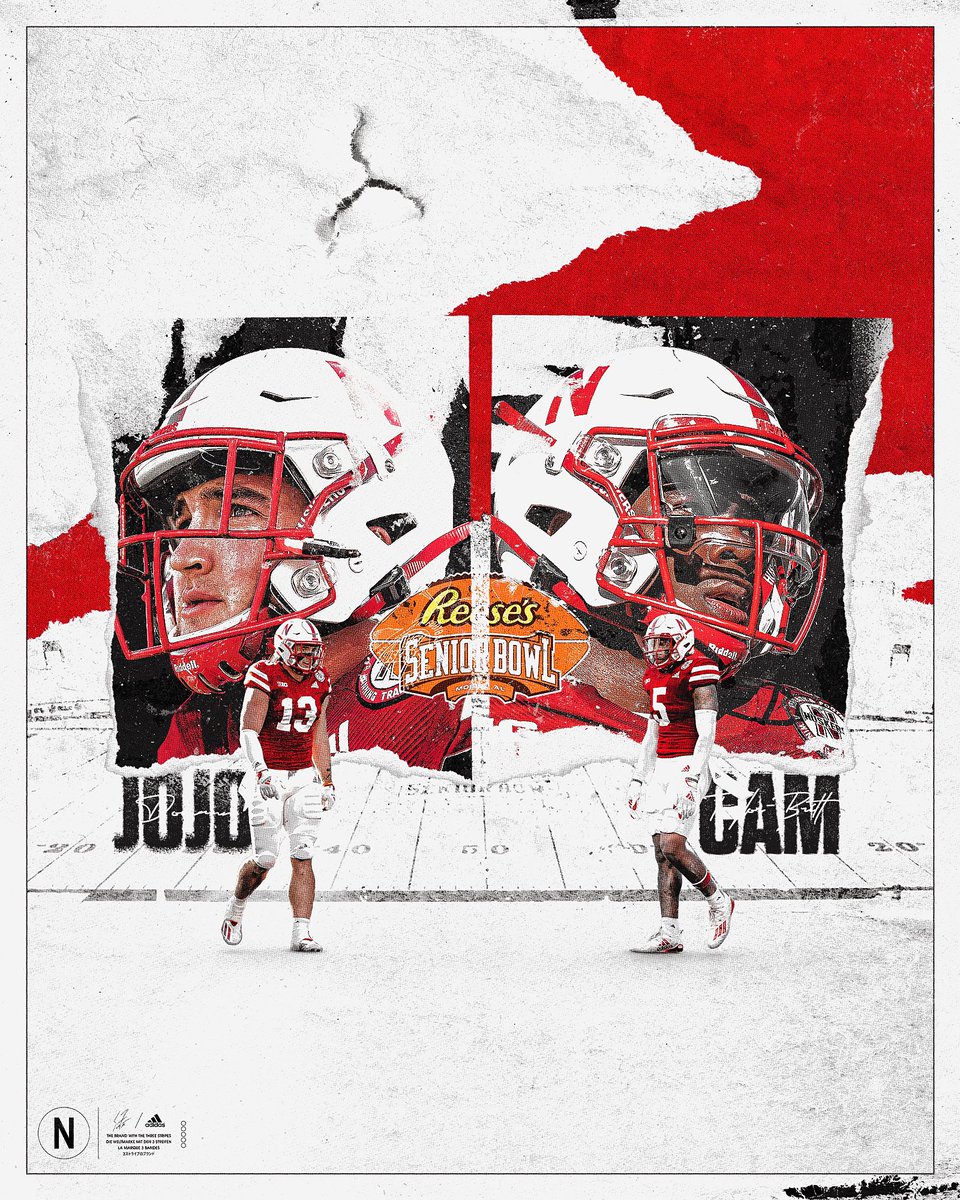 Nebraska Football (@huskerfootball) on Twitter photo ☠️ 2022 Reese’s <a href="/seniorbowl/">Panini Senior Bowl</a> ☠️
<a href="/TheDomannator/">JoJo Domann</a> /// <a href="/CamTaylorBritt_/">Cam Taylor-Britt 🧃</a>
📆: Today
⏰: 1:30 P.M. CT
📺: @NFLNetwork ☠️ 2022 Reese’s <a href="/seniorbowl/">Panini Senior Bowl</a> ☠️
<a href="/TheDomannator/">JoJo Domann</a> /// <a href="/CamTaylorBritt_/">Cam Taylor-Britt 🧃</a>
📆: Today
⏰: 1:30 P.M. CT
📺: @NFLNetwork
