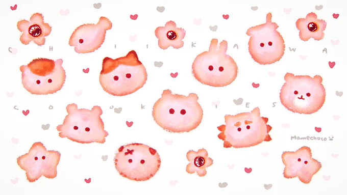 🍪♡🍓♡🍪♡🍓

ちいかわクッキー イチゴ味。

#ちいかわ 
#ちいかわファンアート 
