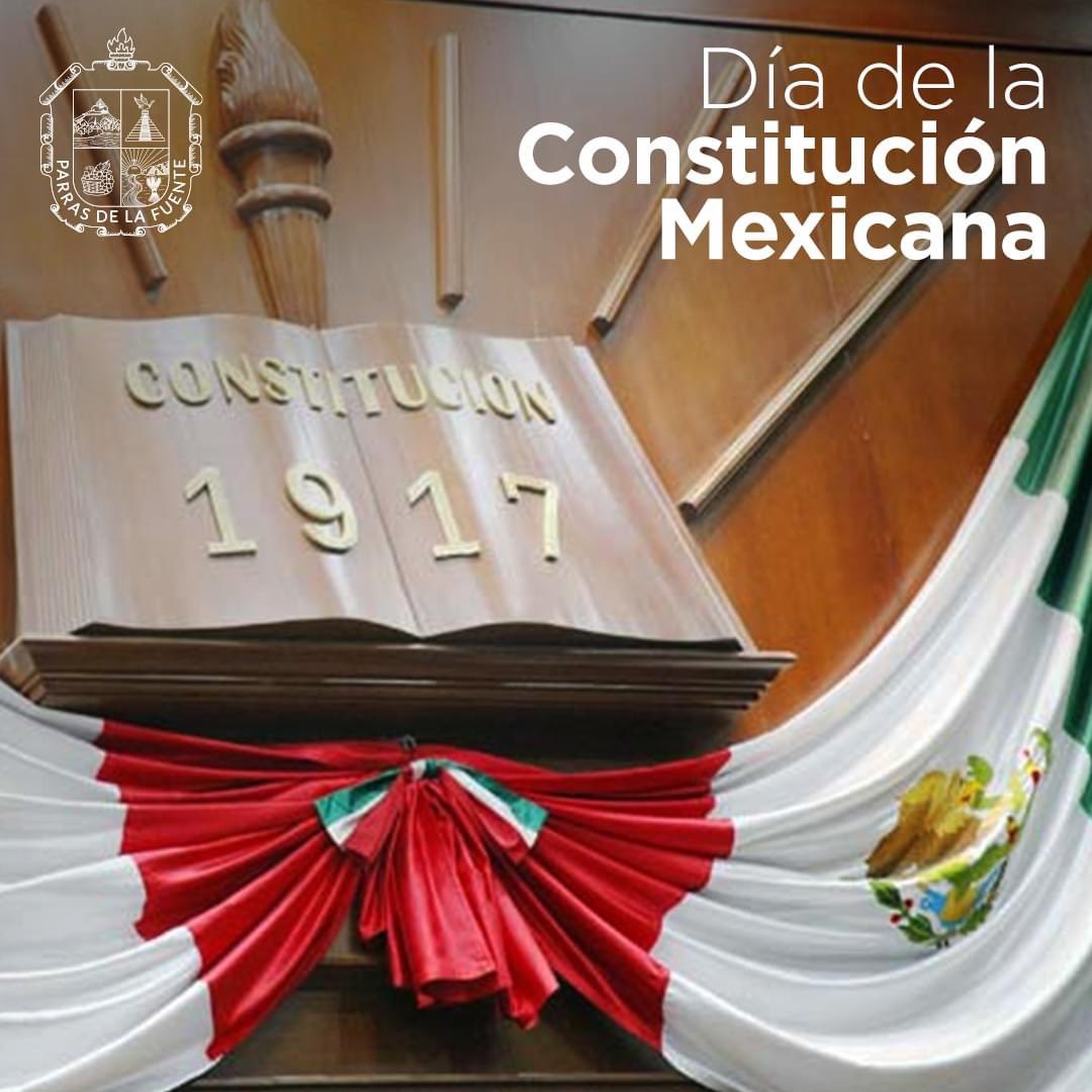 Un día como hoy, pero de 1917 se promulgó la nueva Constitución Mexicana, mediante la firma de Venustiano Carranza, entonces Primer Jefe del Ejército Constitucionalista. Hoy la celebramos en Parras. #ParrasEsTodoTuyo