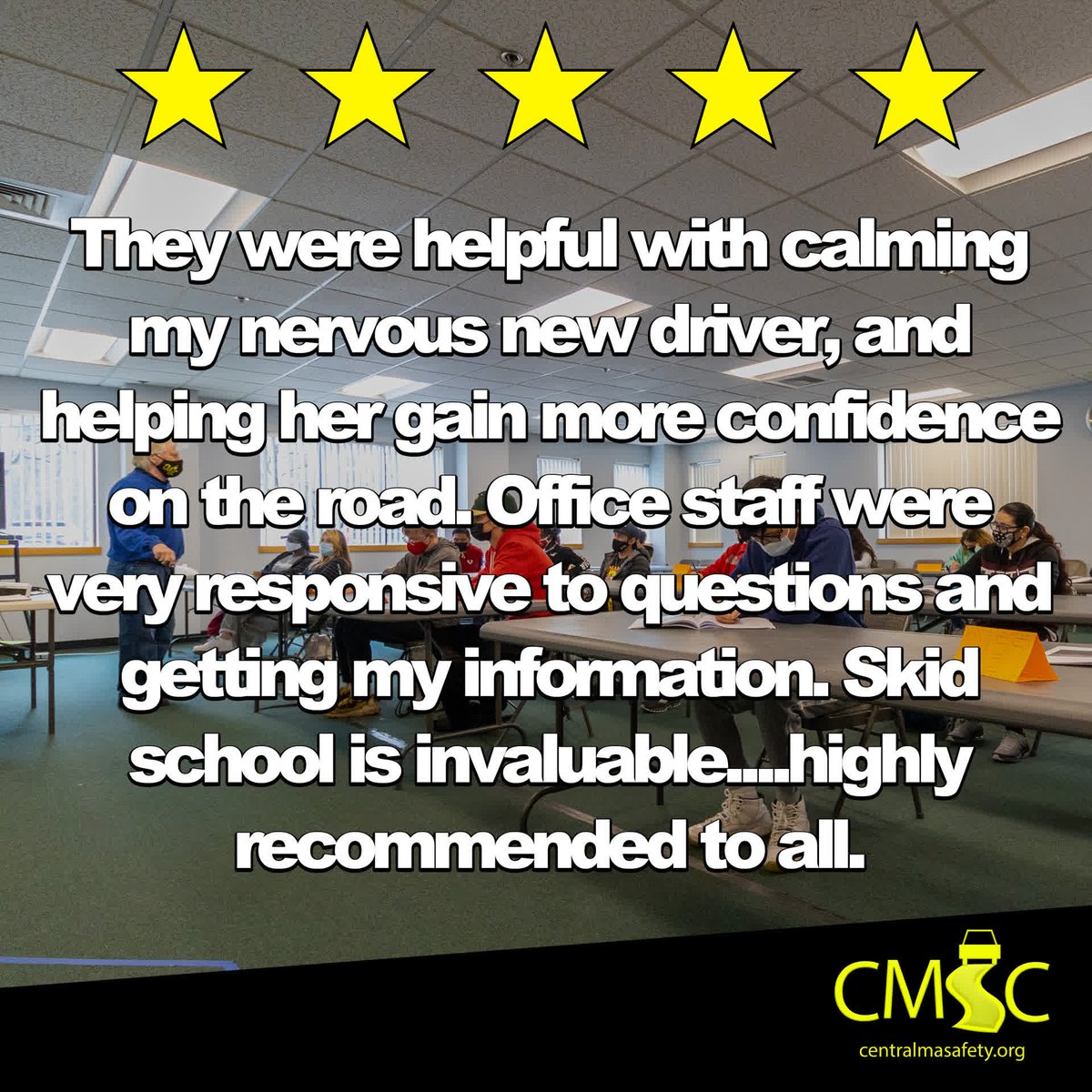 Thank you for leaving us a review 🙏🏼

#cmsc #drivingschool #driversed #newengland #drivesafe #westboylston #thankyou #review #Massachusetts #teens #teendriver #TeenSafety