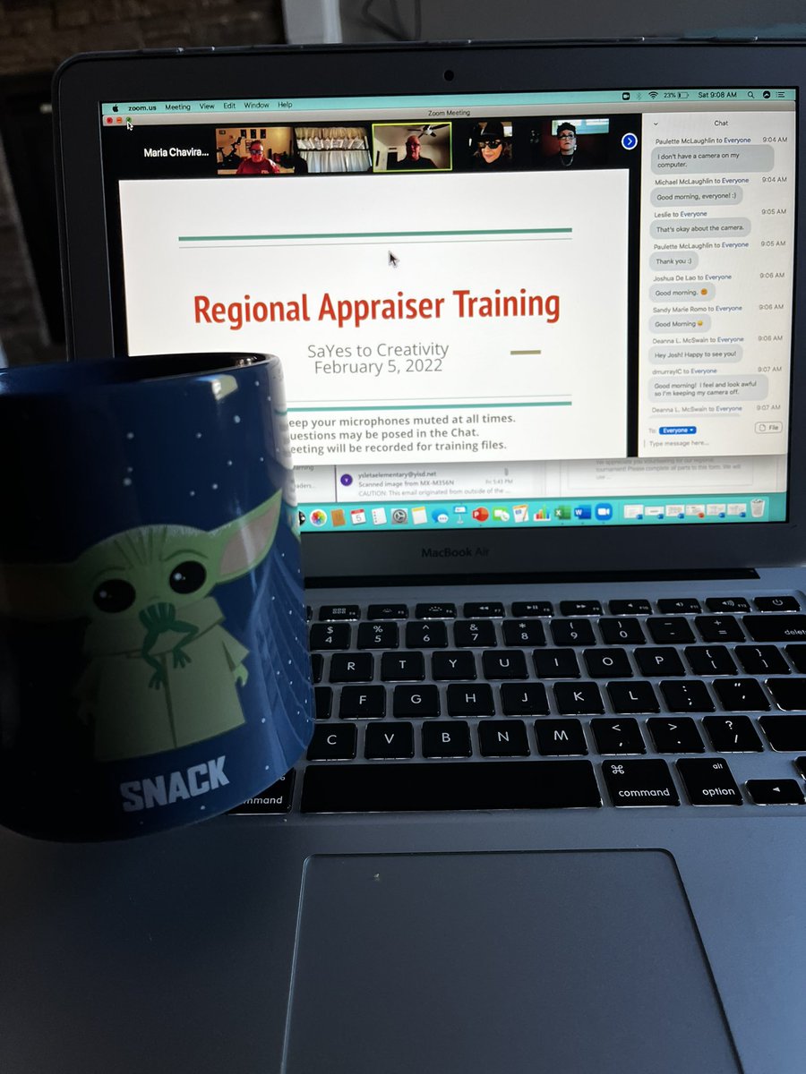 MariaChavira20's tweet photo. Early morning Destination Imagination training. Can’t wait to see my Instant Challenge peeps again in a few weeks. #SaYestoCreativity https://t.co/RfPqWTTZ1u