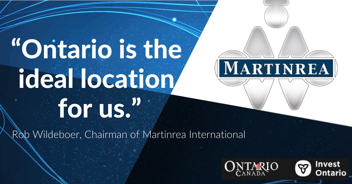 investontario's tweet photo. “We began in Ontario and, while we have operations in 9 other countries, we remain headquartered here,” said Rob Wildeboer, Chairman of @MartinreaInt. Learn why he says Ontario is the ideal location: https://t.co/iXgkJUq2iz #InvestInOntario https://t.co/dcyn5RUT8y