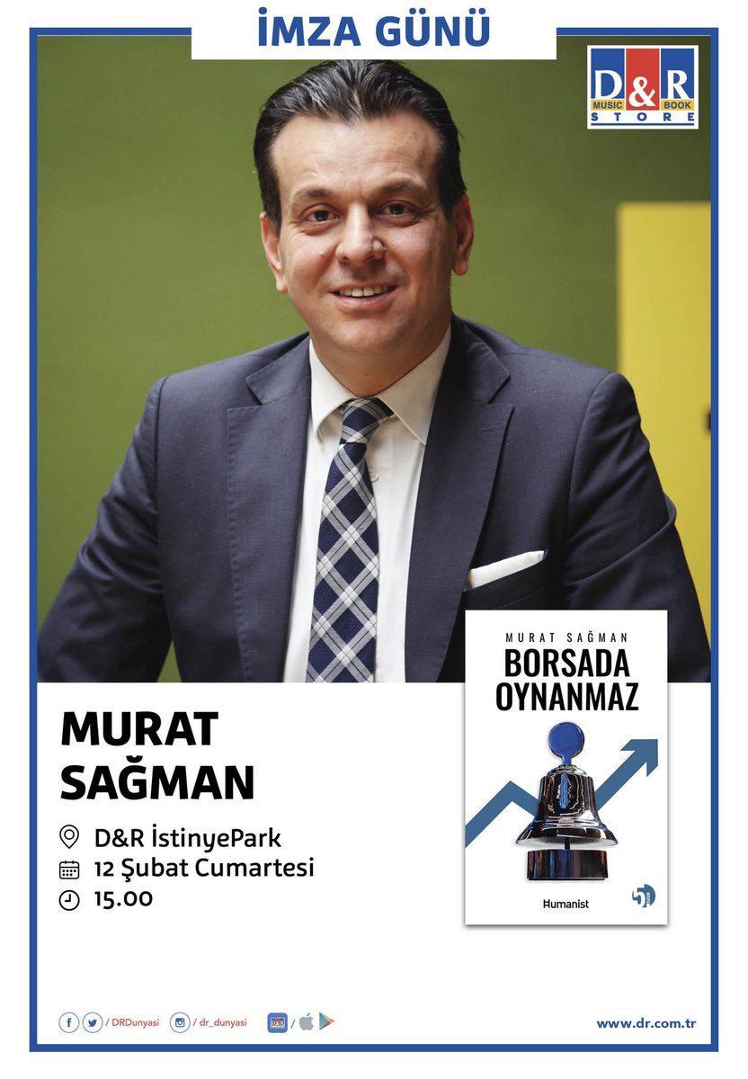 Kimler geliyor şimdi 😀 #borsadaoynanmaz #imzagünü #istinyepark #humanistkitap <a href="/humanistkitap/">Hümanist Kitabevi</a> #imza #kitap