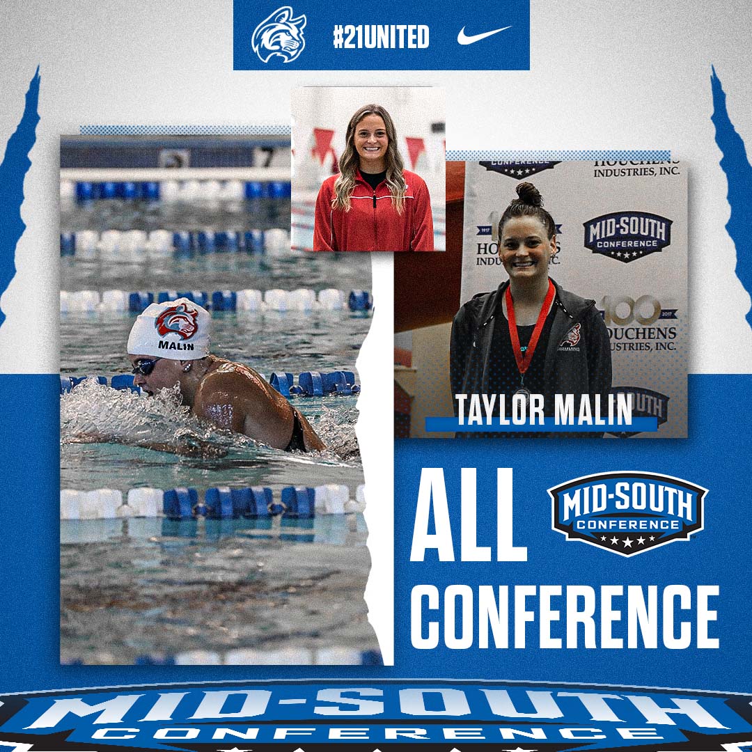 Congratulations Taylor Malin on earning 2nd Team Mid-South in the 200-yard IM!