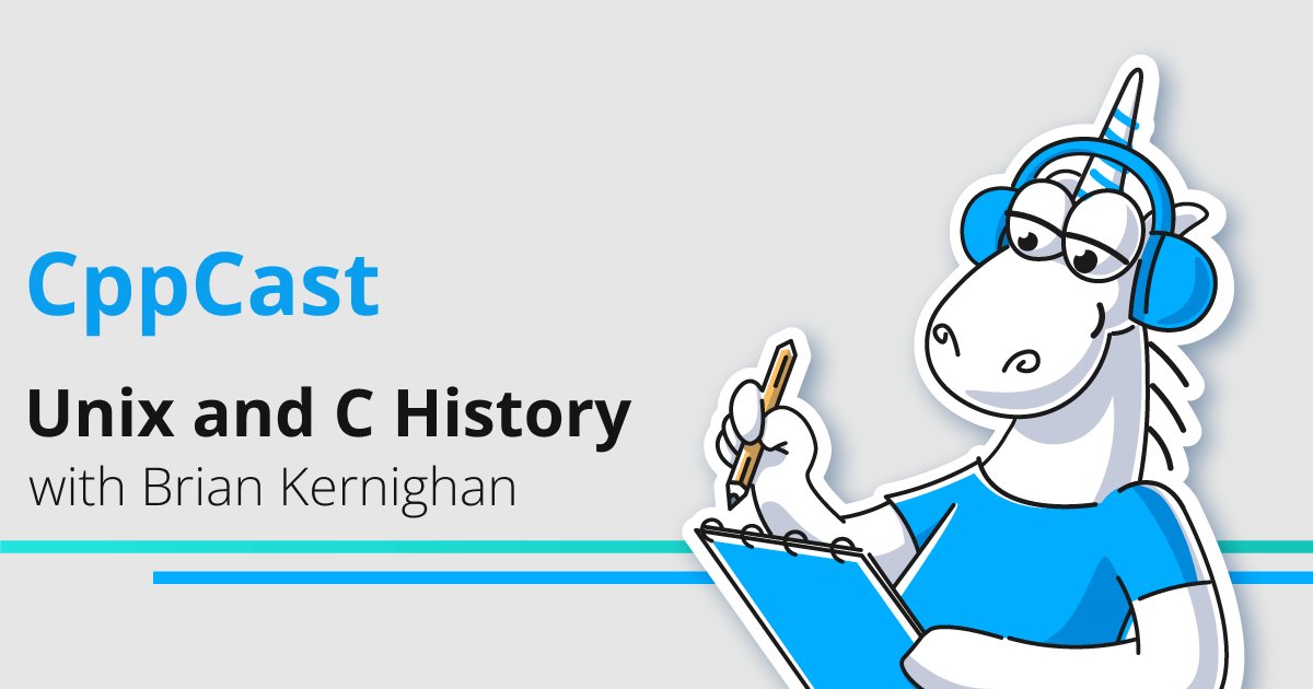 pvs_studio's tweet image. ⚡#CPPCAST WITH BRIAN KERNIGHAN⚡
Brian Kernighan — developer of #Unix and co-author of the seminal book "The #CProgramming Language" — joins Rob and Jason. 
They talk about the pros and cons of virtual teaching and training during #COVID times and more: cppcast.com/unix-history/