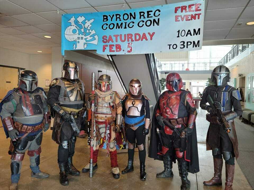 The Tra'cors are out at Byron Township Rec Comic Con , be sure to stop by the booth and say hello!