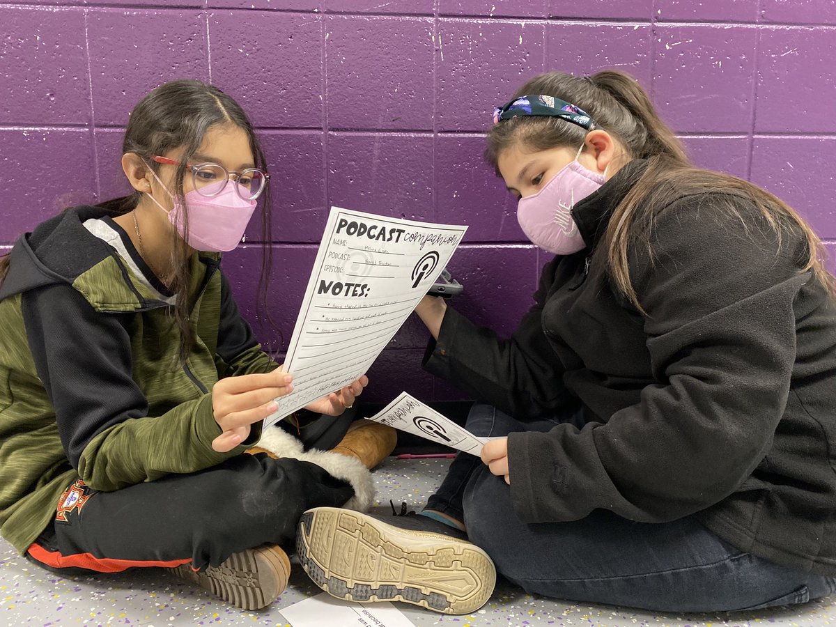 mrskralis's tweet photo. A few of my fav pics from our #AppleLearningExperience yesterday! Students used GarageBand to create a podcast on the perspective of the book Henry’s Freedom Box. Thank you to ALL the coaches &amp; admin for your support in making this happen. We had so much fun! #KomenskyLionPride https://t.co/UuhIXqEAop