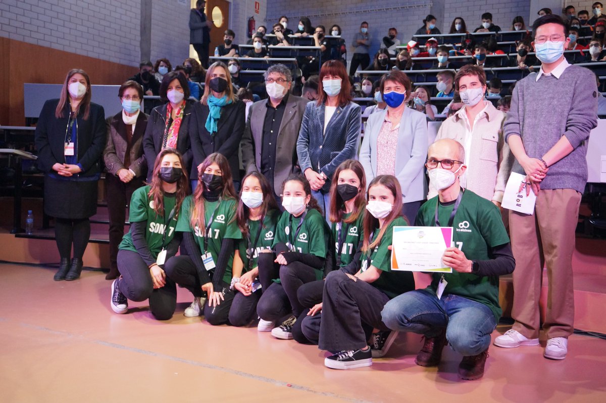 🏅🏅Moment d'entrega de medalles a l'equip Som7🏅🏅i el premi al Disseny del Robot
<a href="/lesalzines/">Institució Les Alzines</a> 
<a href="/girona_cat/">Ajuntament de Girona</a> 

❤️ Fins la propera❤️