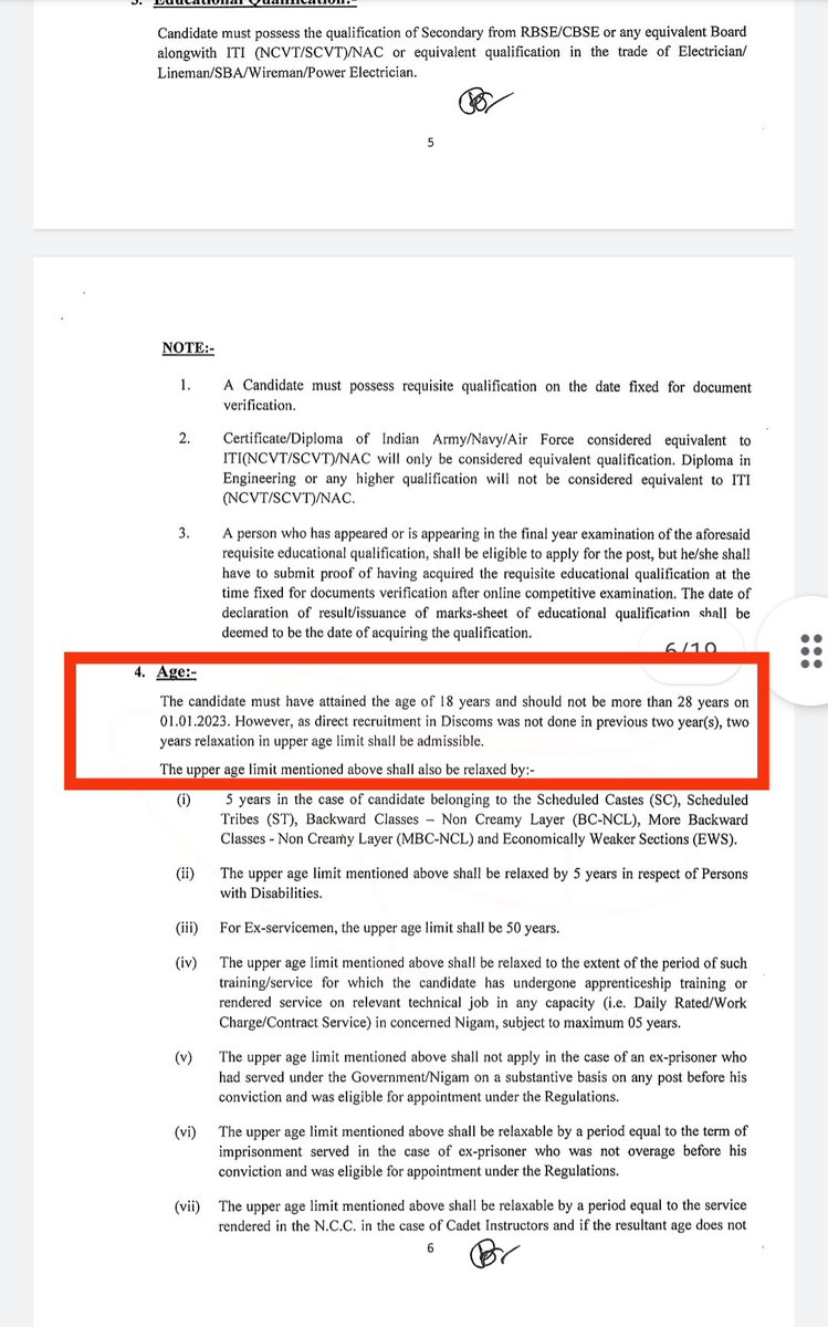 टेक्निकल हेल्पर भर्ती की विज्ञप्ति जारी ।
लेकिन युवाओं के साथ धोखा क्यों ?? मुख्यमंत्री <a href="/ashokgehlot51/">Ashok Gehlot</a> जी
1- पांचों बिजली कम्पनी में टेक्निकल हेल्पर की पद संख्या बढ़ाएं
2- उम्र की सीमा 18-28 की जगह 18-35 साल किया जाय।
<a href="/BSBhatiInc/">Bhanwar Singh Bhati</a> <a href="/TheUpenYadav/">Upen Yadav (मोदी का परिवार)</a> <a href="/MahendraPindel/">Mahendra Pindel</a> @VikashMaurya44