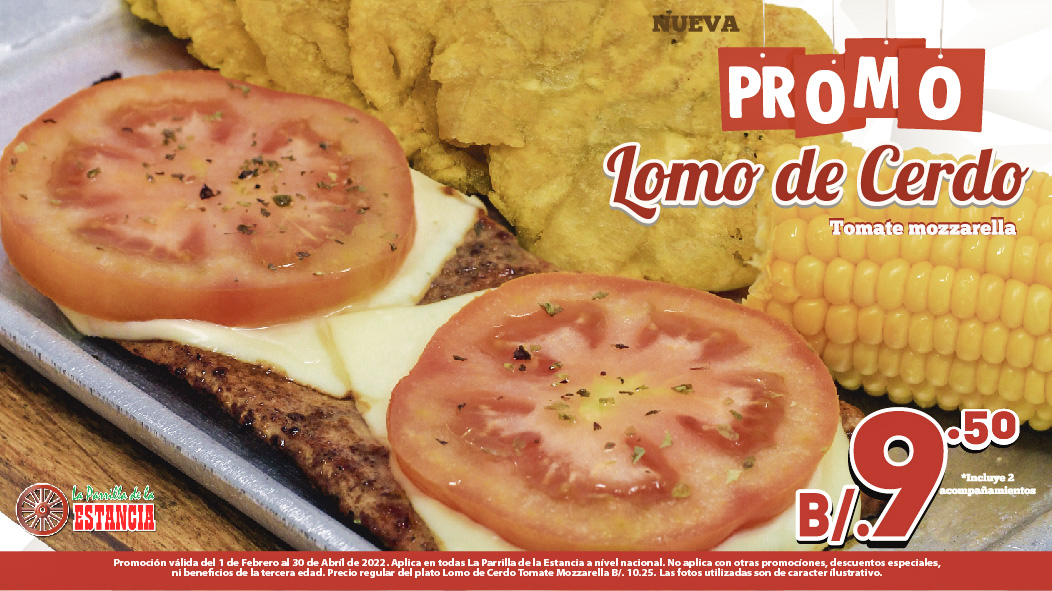 ¡Nueva promoción Lomo de Cerdo Tomate Mozzarella!
Ven a probarlo, te encantará 👌

#Panama #Restaurantes #Promoción