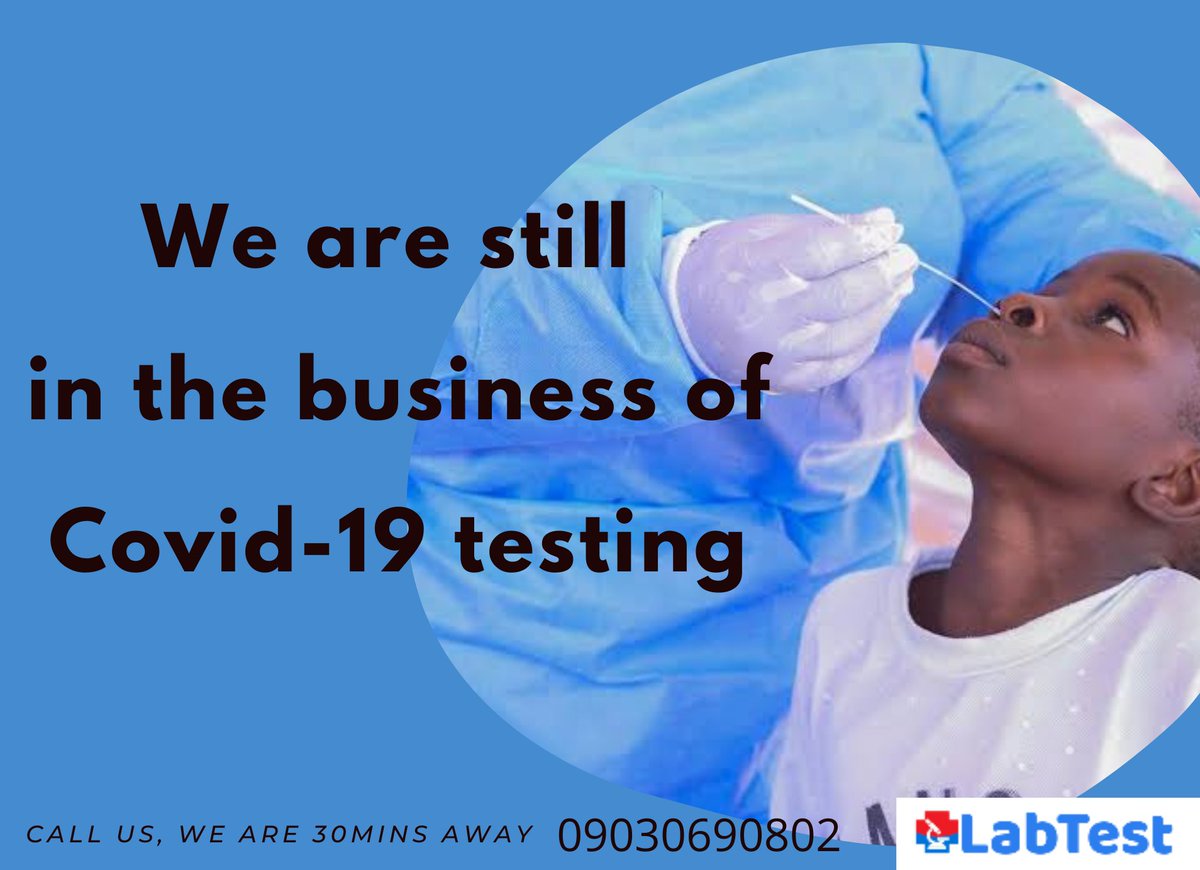LabTestDotNg's tweet image. Travelling or just need to test for Covid ? 

Call Us, we are 30mins away. 
We do Home sample collection
#COVID19 #Nigeria