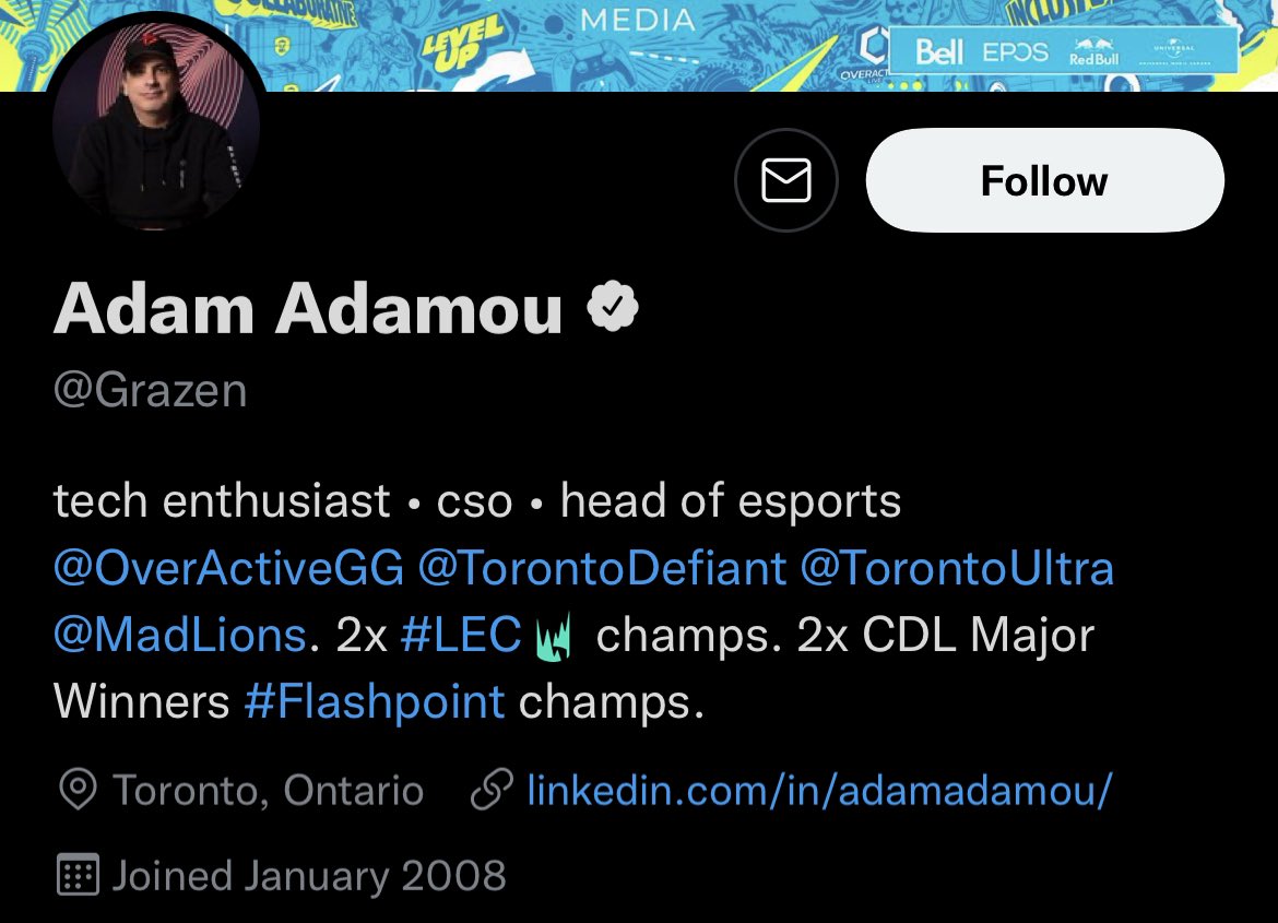 CoDMobileSports's tweet photo. Looks like @TorontoUltra are looking to get involved in CODM esports in 2022 https://t.co/y9bFUOewOk