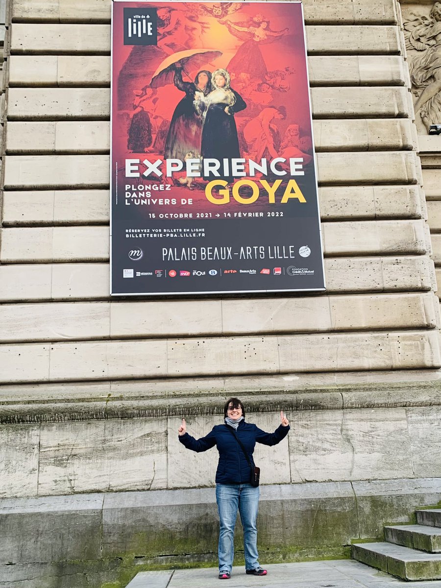 NavarroLaura91's tweet photo. Escapade à @lillefrance pour l’expo du peintre espagnol #ExperienceGOYA à @PBALille https://t.co/9VhwpXVGKA
