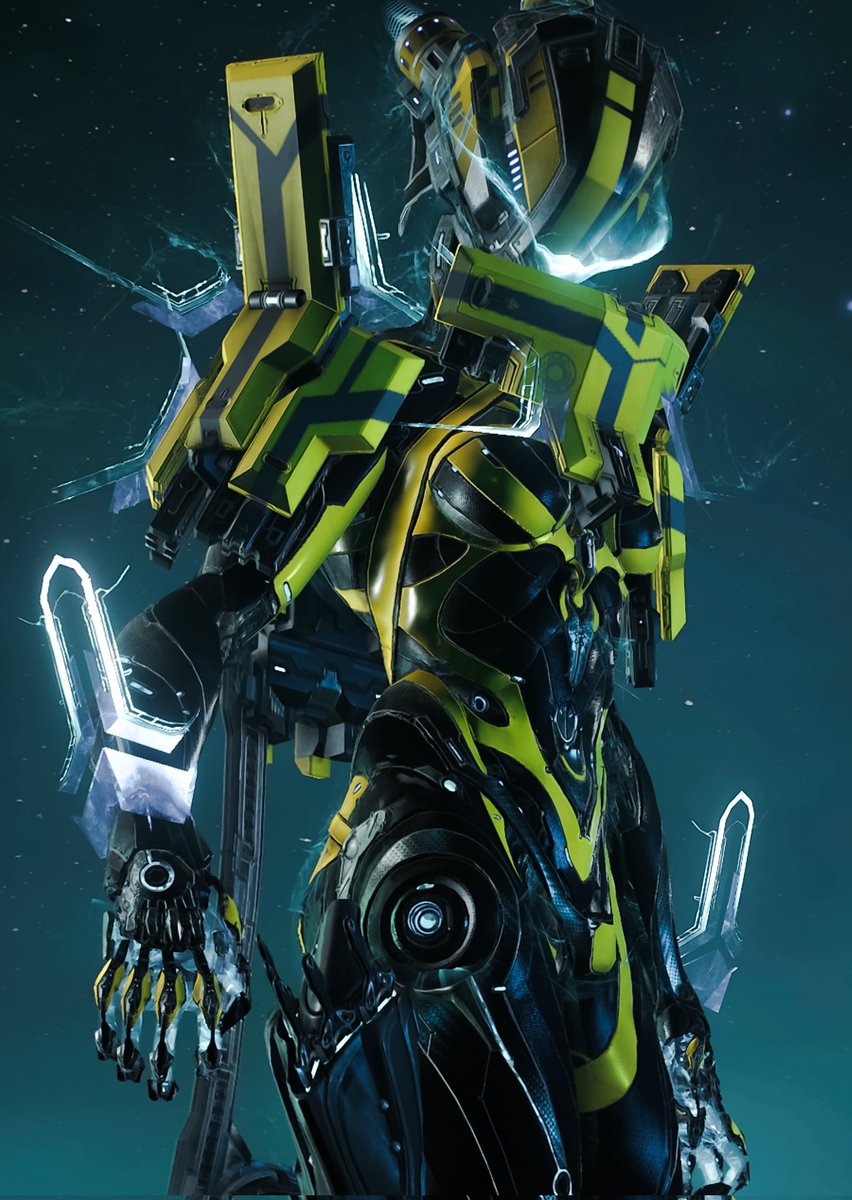 cosmicgorilla24's tweet photo. #Warframe #Captera
華奢なフレームにはゴリゴリな外装を https://t.co/PpaYastJAz