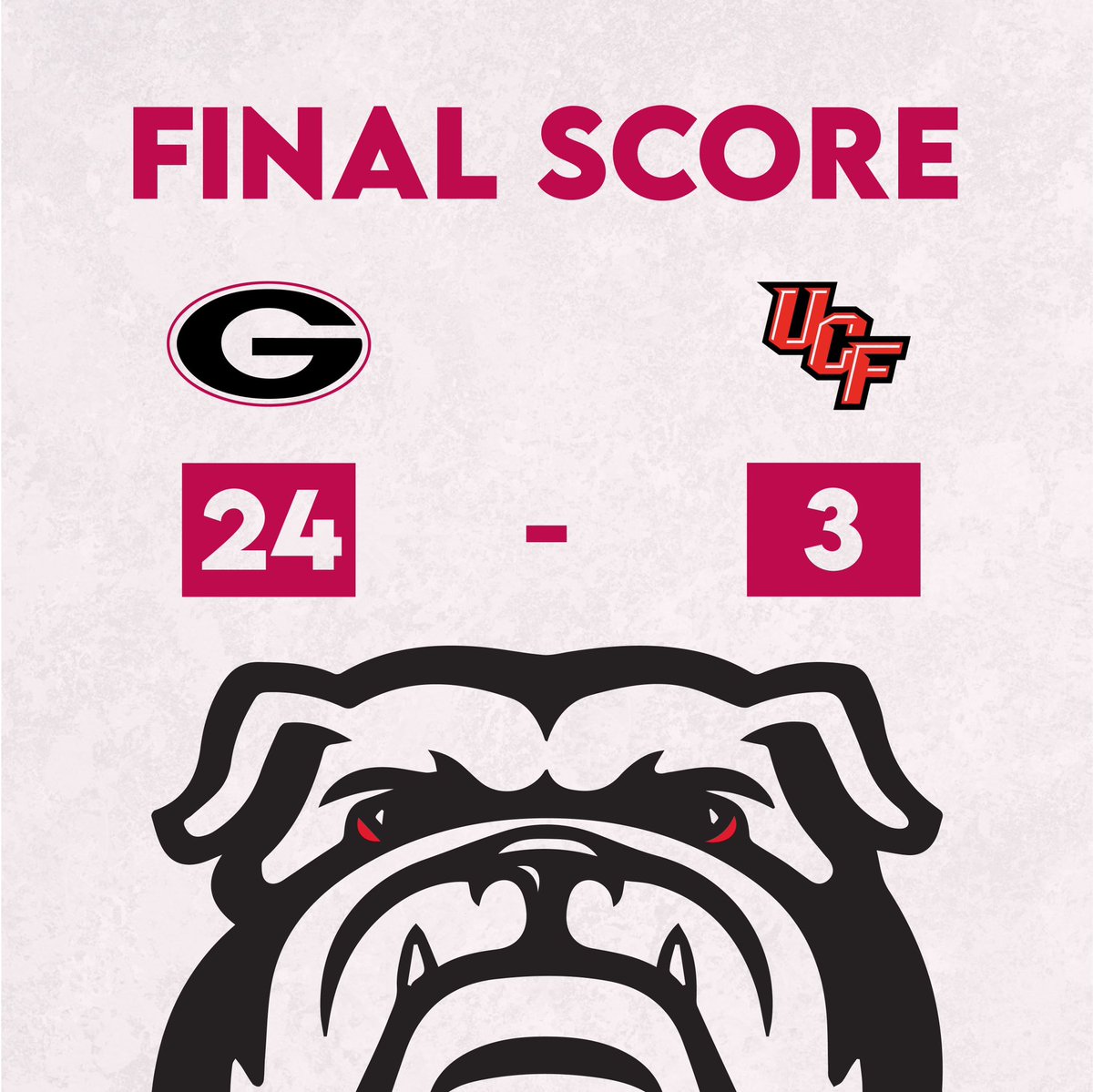 ugalax's tweet photo. Dawgs move to 1-0 https://t.co/N2305BT0Q0