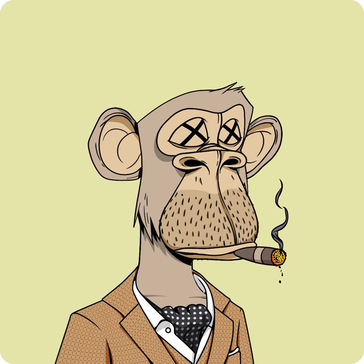 Gm 
Very glad to be able to work out a deal with <a href="/farokh/">Farokh</a> 
Welcome to the collection,#6664. The third X eyes and the most well put together ape I’ve laid my eyes on 😍
<a href="/BoredApeYC/">Bored Ape Yacht Club 🍌</a> #apefollowape              🌙 crez coming soon 🤫