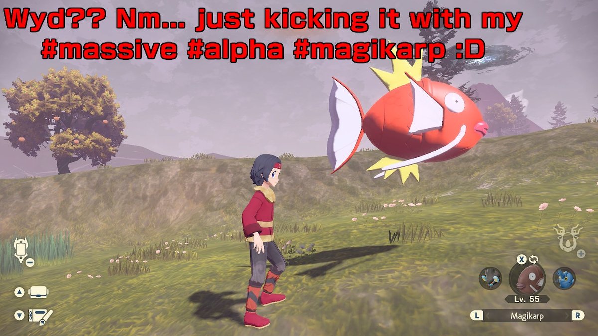RIPLounge's tweet image. #AlphaMagikarp #PokemonLegendsArceus #NintendoSwitch