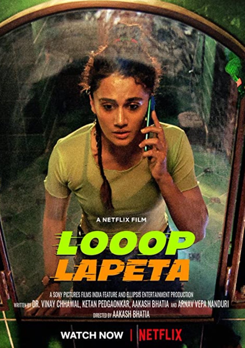 VeraciousView's tweet image. #LooopLapeta is a nice adaptation of stuck in a loop concept. Like the creative direction, which feels like reading a comic book. @taapsee &amp;amp; #TahirRajBhasin did a great job including all supporting cast. Not for a usual bollywood audience. Though the story is uninteresting.
7/10