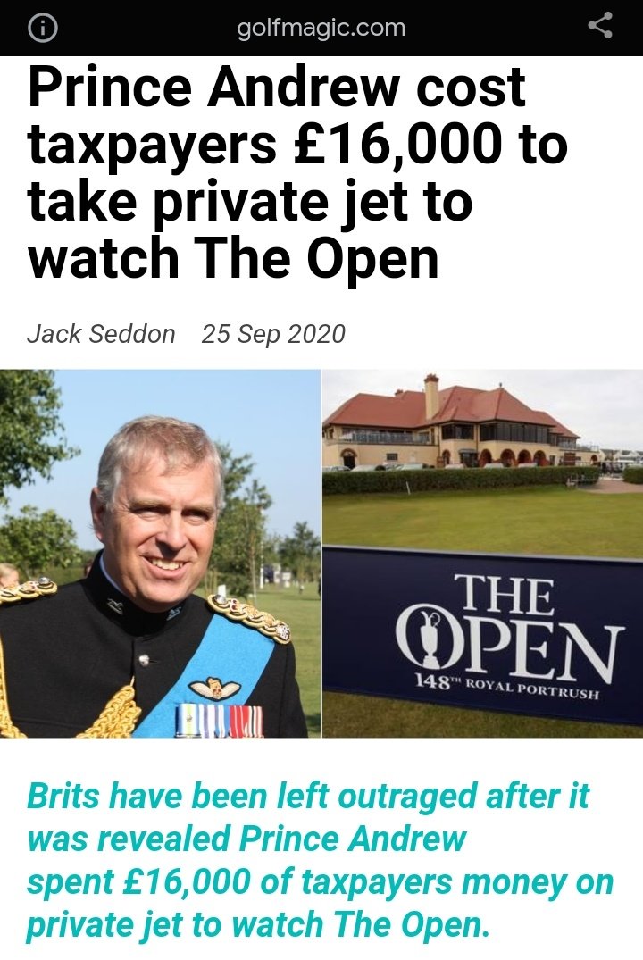 Mu_Ri_Elle's tweet photo. No calls for pedophile #PrinceAndrew to pay back taxpayers' money he has wasted on helicopter and private jet trips.
And his security is still public-funded.
The Queen's favourite kid.
#PrinceAndrewIsNext
#PrinceAndrewSued
#PlatinumJubilee
#GhislaineMaxwell
#JeffreyEpstein https://t.co/tS86dAROHW