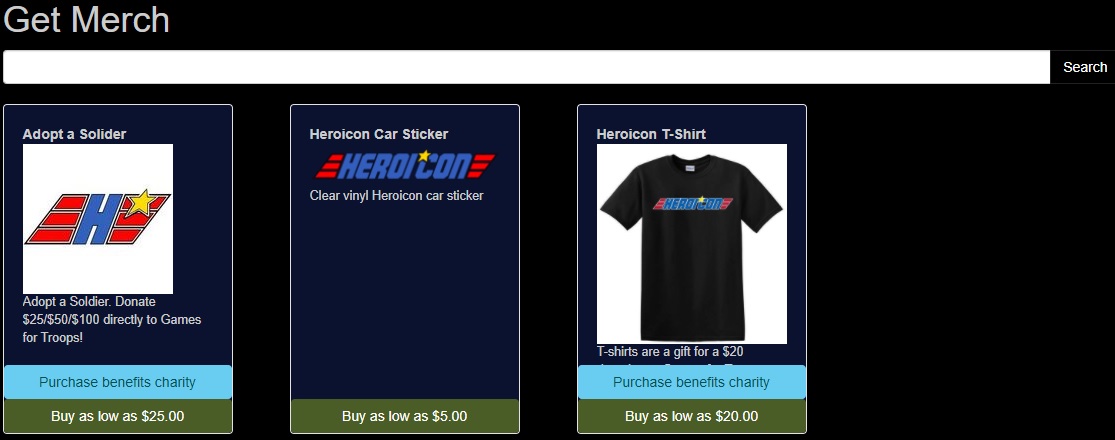 HeroiconGaming's tweet photo. We have official #Heroicon merch again this year!  Swing by our page and pre-order what you want to ensure you are able to get it at the convention in May!
https://t.co/6xdFK53ny6 https://t.co/9P4vTX0x2t