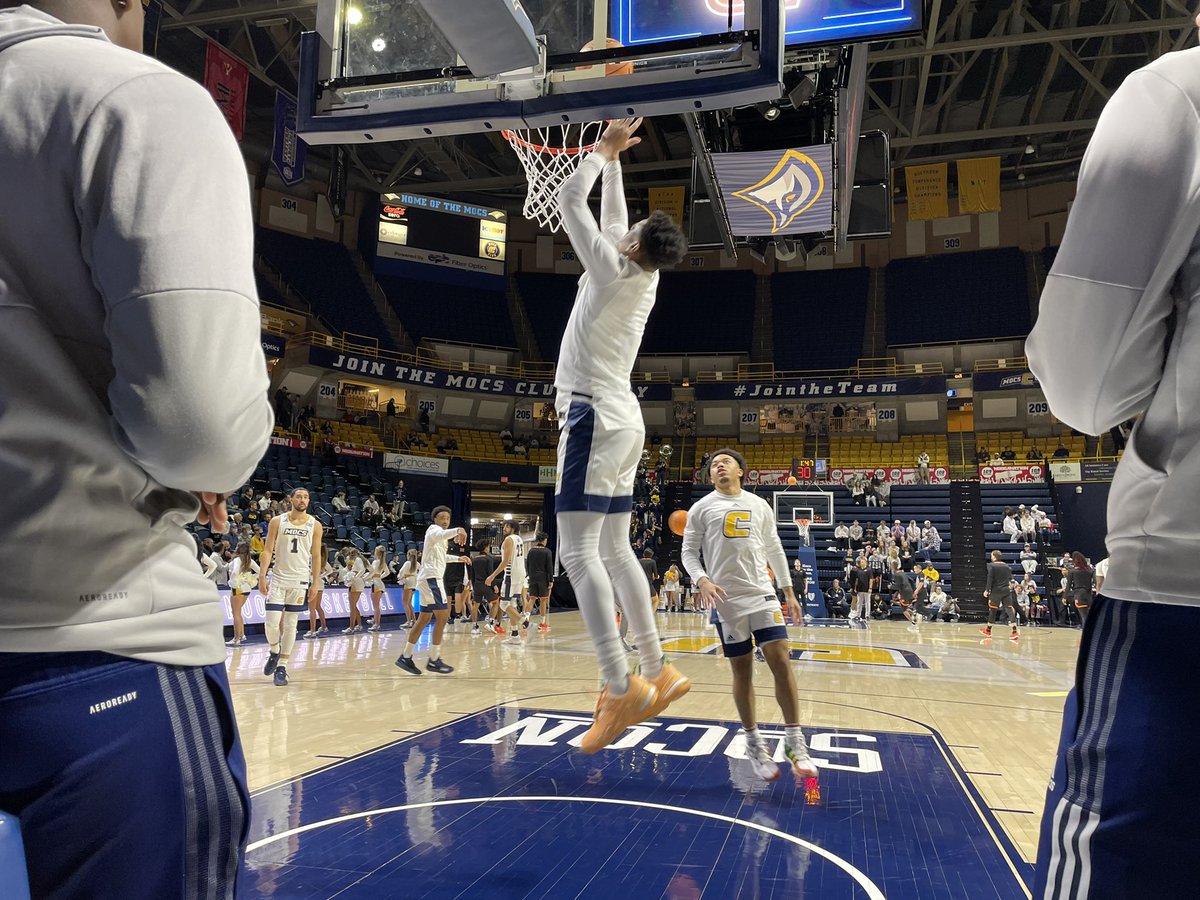 BlevinsSam's tweet image. I’d say I have a great seat for the @GoMocsMBB today! Check it out on @ESPNU! #Freelance #Basketball #CameraGuy
