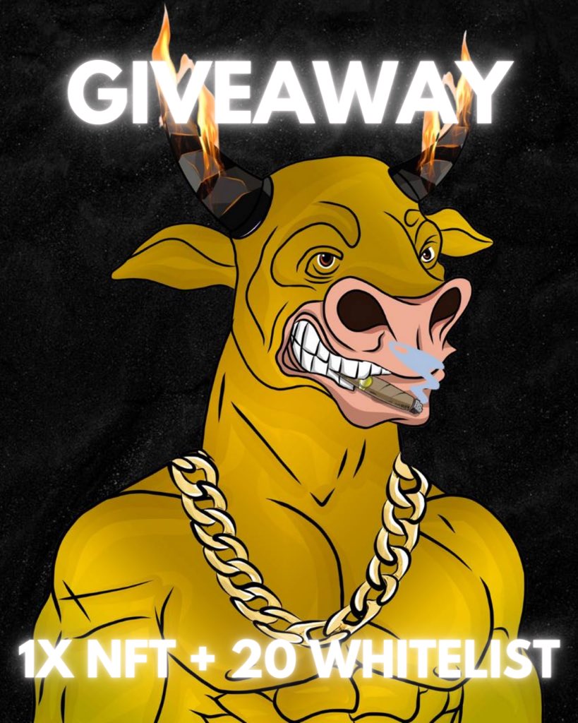 🎁HUGE GIVEAWAY🎁

@boredbullsnft is celebrating 12,500 discord members and giving away 1x NFT and 20 Whitelist spots! 🐂

Here’s how to enter:

1. Follow @boredbullsnft
2. Join Discord discord.gg/boredbullsclub
3. Like &amp; Retweet 

Winners will be announced in 48 hours on DISCORD