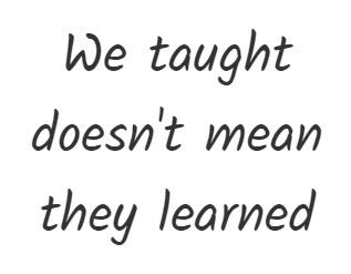 my_mathsticks's tweet photo. "We taught doesn't mean they learned"
#teaching #mathsticks #school https://t.co/UcTejUBwoa