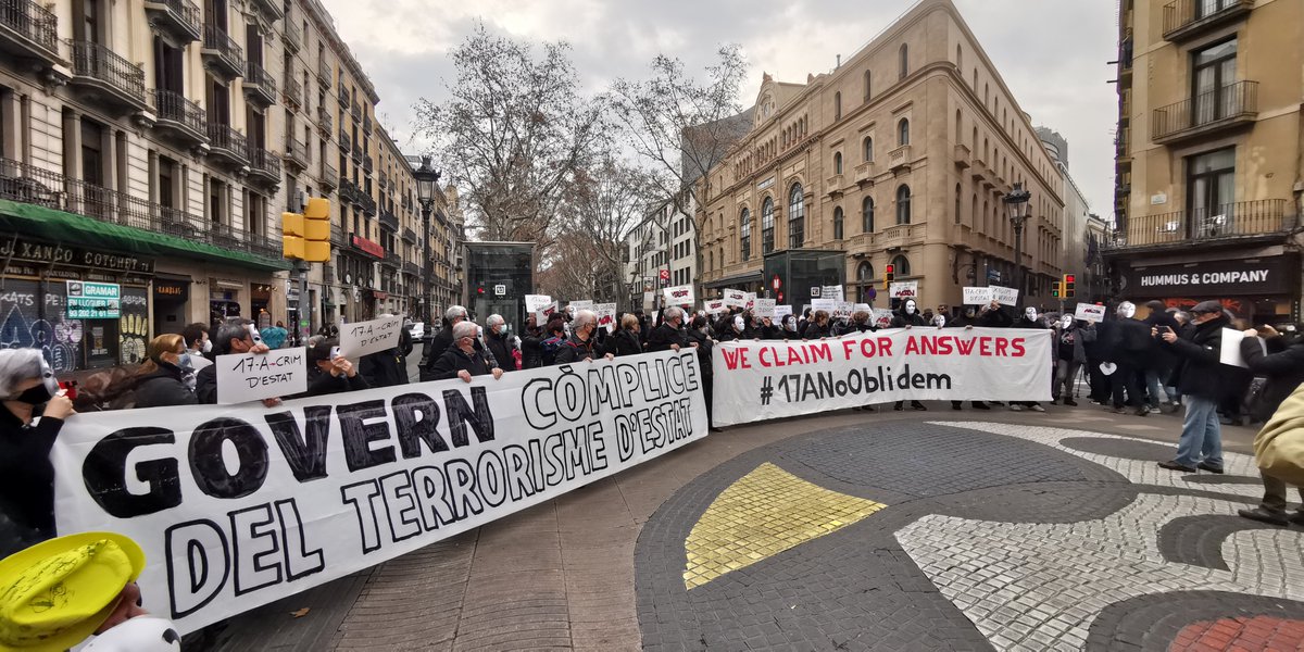 #AltTer vol donar les gràcies als companys de #CatxInd, als #MúsicsPerLaLlibertat així com a la Territorial #BoV i a tothom per haver participat en el reeixit acte de protesta que hem fet entre tot@s avui al Pla de l'Os.

SEGUIM!! 💪🏻💪🏻 
#AltTer
#17A
#SpainTerroristState