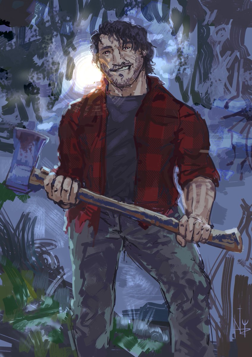 Eddie_Br0ke's tweet photo. At your lovely night stroll you wander off and can't find way from the woods , but lucky for you π₯° , you stumble upon friendly local lumberjack, Mark .
#markiplerfanart #markiplier #lumberjackmark #cloak #thewoods #luckyflannel #nexart https://t.co/PPSHJWZHbD