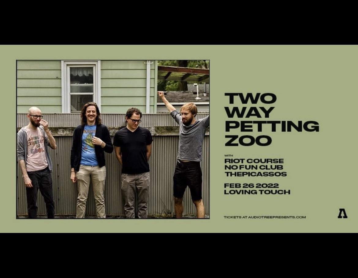 Next Detroit séance: <a href="/LTFerndale/">The Loving Touch</a>  @AudiotreeShows <a href="/TWPZmusic/">Two Way Petting Zoo</a> <a href="/riot_course/">riøt cøurse</a> @nofunclubmi 

DM For ticket options! Or: audiotreepresents.com/shows/02-26-20…