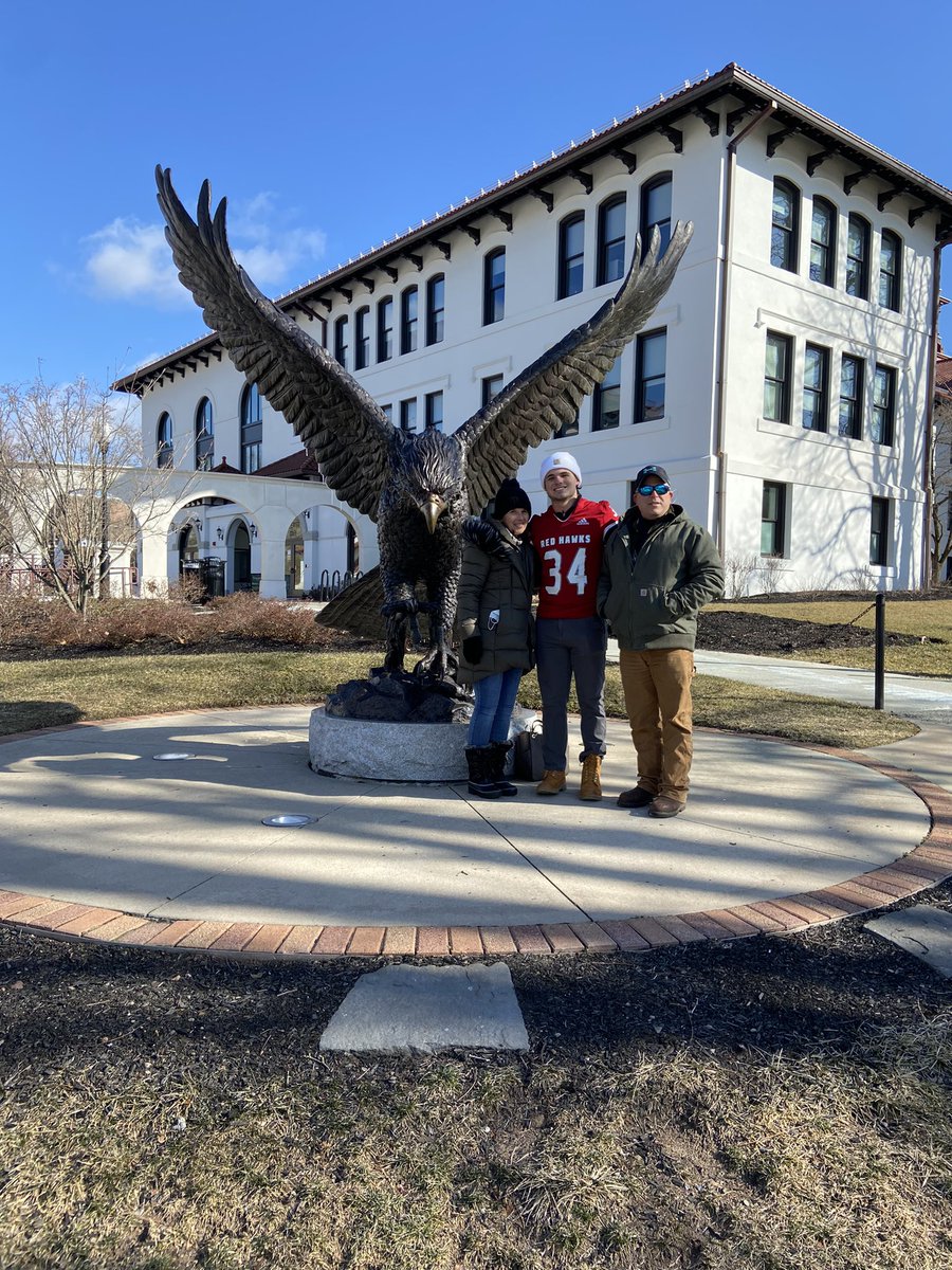 DomSarno's tweet photo. Thank you to @CoachPalazz for having me up at campus today, had a great time looking around and seeing what @Montclair_FB was all about! https://t.co/4z5ALg1nJc