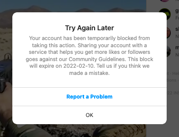gurrcreations's tweet photo. Well thank you #instagram :/ I havent bought any followers, or likes, ever.. and you've ignored my report about how you made a mistake for 2 days... 
See y'all on the 10th I suppose!😫 https://t.co/7aOzVcCRxK