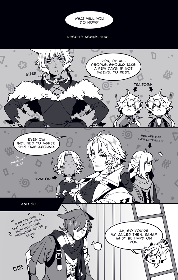 endymade's tweet image. From here on after. ✨
#EndwalkerSpoilers #wolexarch #wolgraha