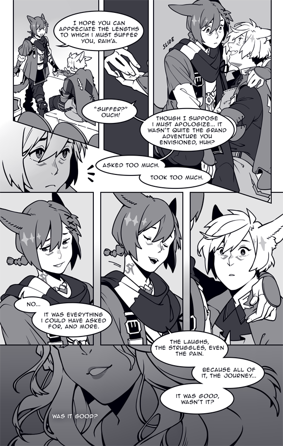 endymade's tweet image. From here on after. ✨
#EndwalkerSpoilers #wolexarch #wolgraha