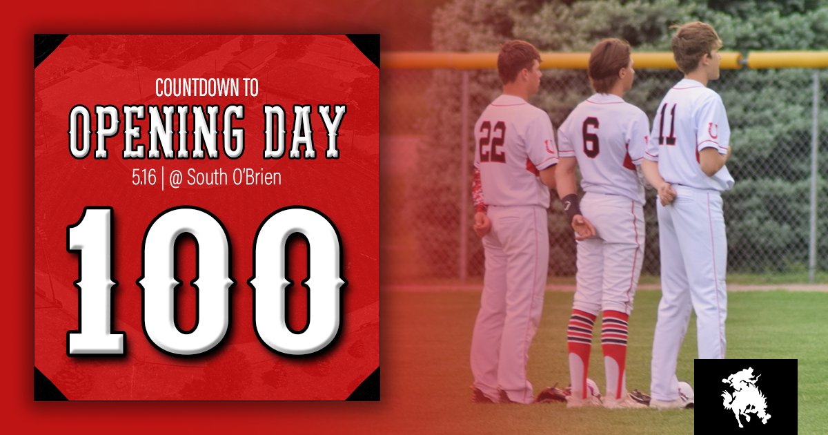 1⚾️⚾️ days.. but who’s counting? #Westerners #iahsbb
