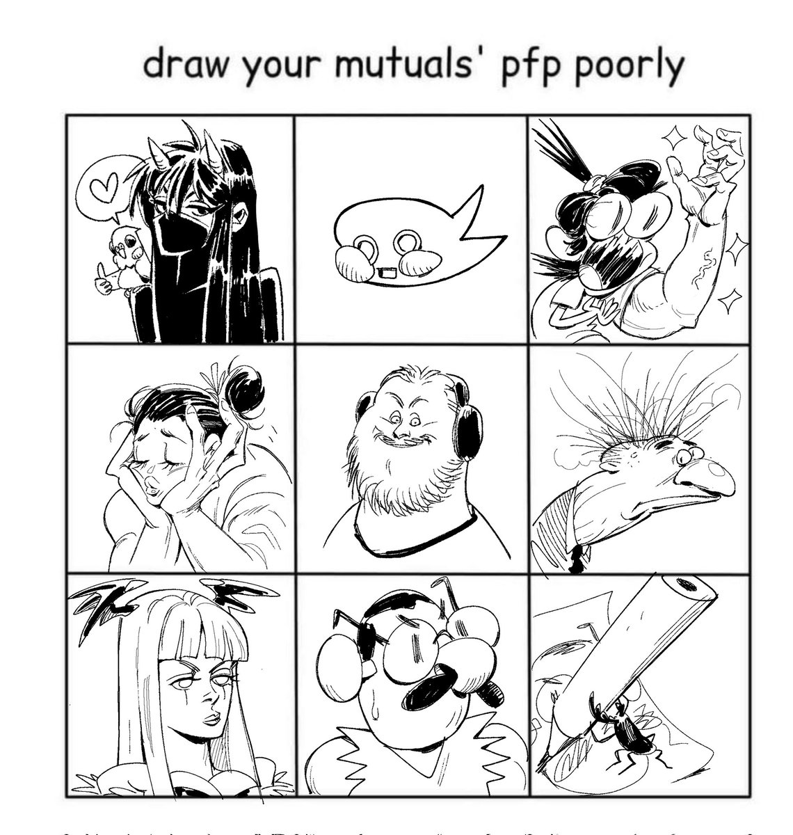 acho que vou fazer todos que comentaram o post, no meu tempo livre vou fazendo e vou soltando aos poucos é bem terapêutico desenhar assim de bobera
@BeckyMastery @mttscz @bomdiaetal @padeliciouss @CanalBrushRush @AdrianoIstvan @duferink @silvazuao @lmquiterio https://t.co/XXY045vgdf