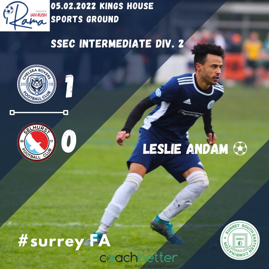 Chelsea Rovers Football Club (@chelsearoversfc) on Twitter photo Discipline, hard work and following the game plan gave us the W! 👌
<a href="/SelhurstFC/">Selhurst FC</a> showed the quality they have and definitely much more to come from this team 👏
COYR!!! 🔥🔥🔥
<a href="/ssecleague/">Surrey South Eastern Combination</a>
@PodcastSelk Discipline, hard work and following the game plan gave us the W! 👌
<a href="/SelhurstFC/">Selhurst FC</a> showed the quality they have and definitely much more to come from this team 👏
COYR!!! 🔥🔥🔥
<a href="/ssecleague/">Surrey South Eastern Combination</a>
@PodcastSelk