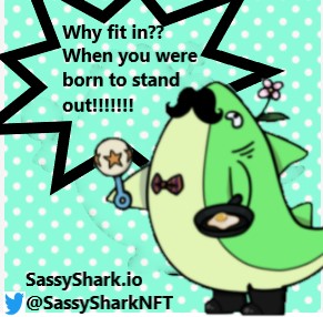 BonHewlett's tweet photo. @SassySharkNFT  Proud Owner. He's extra sassy!!!! https://t.co/d3I3Mi07p7