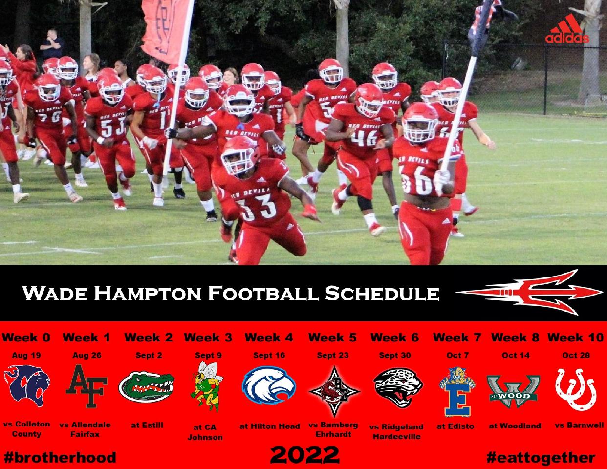 Hampton University Football Schedule 2022 Wade Hampton Red Devil Football (@Whreddevilfb) / Twitter