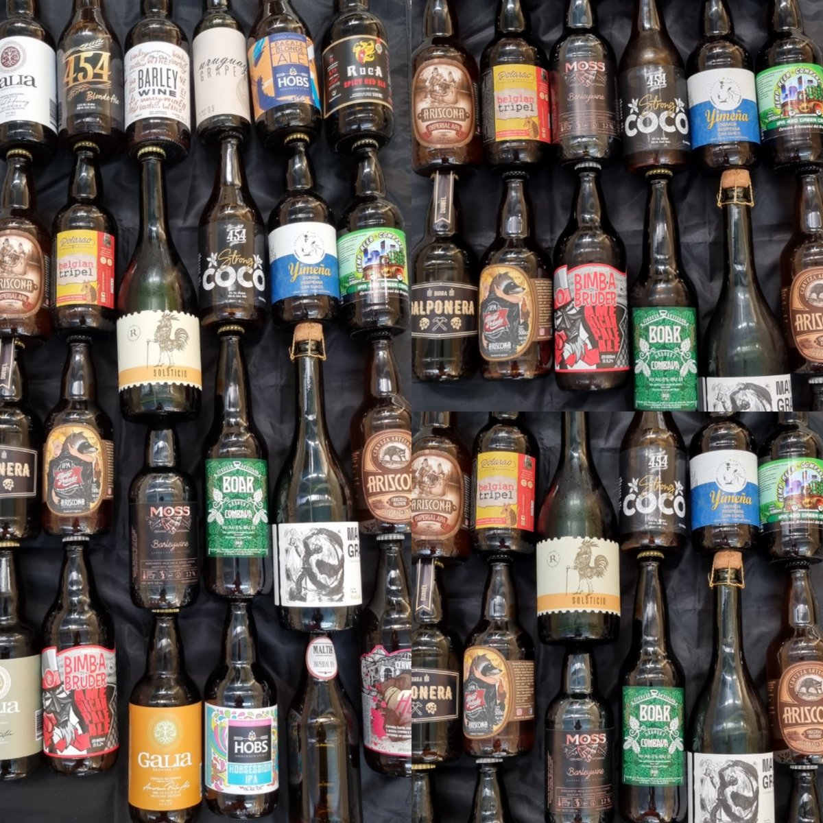 birravauy's tweet photo. Son ellas, las vedettes de la tienda, las estúpidamente sensuales botellas.
Todas diferentes, todas uruguayas
#birrava #cervezauruguaya #birraartesanal #tomalocal #craftbeer #homebrewers https://t.co/QbqLEXJuva