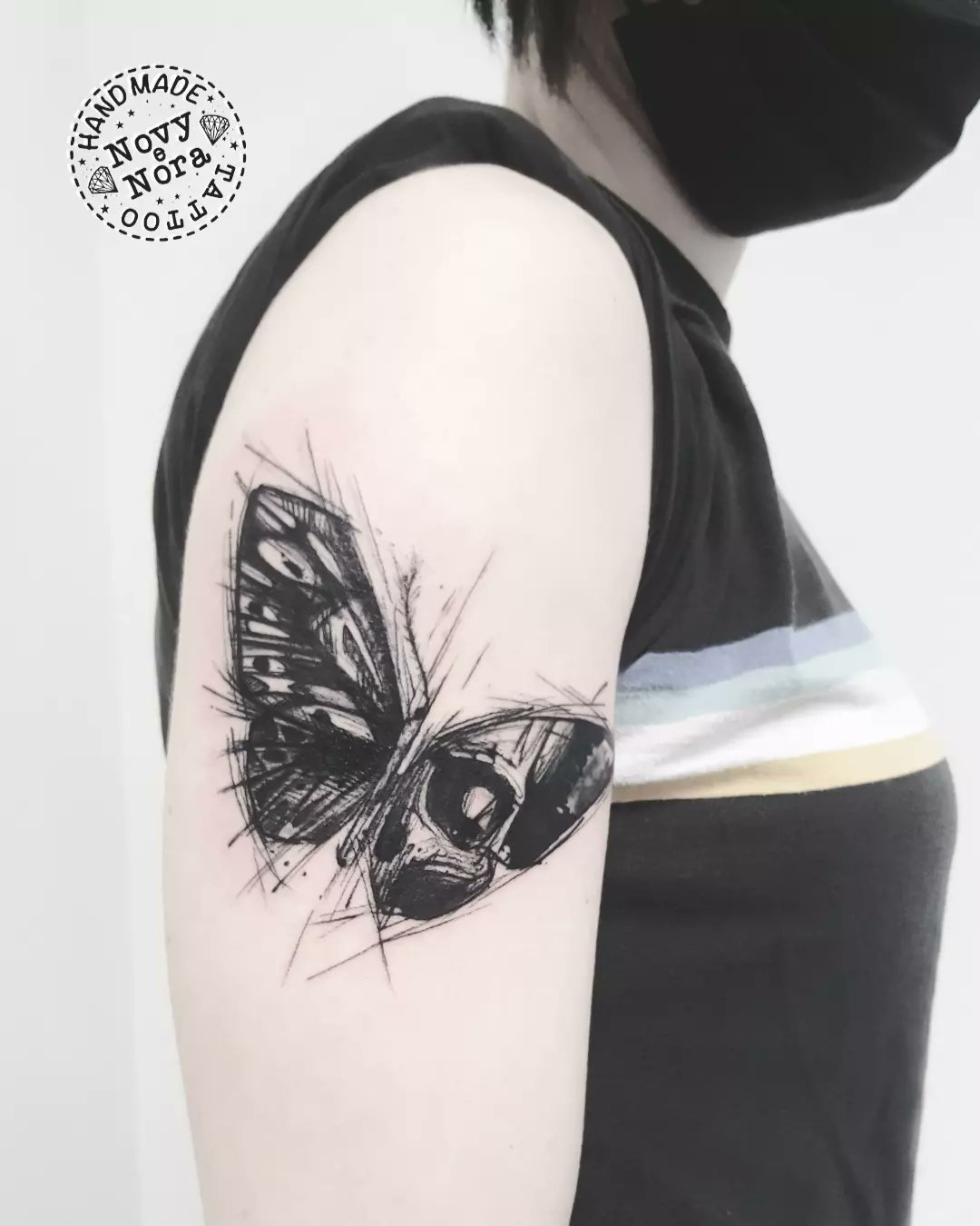 77 Superb Butterfly Skull Tattoo Ideas For Your Consideration  Psycho Tats