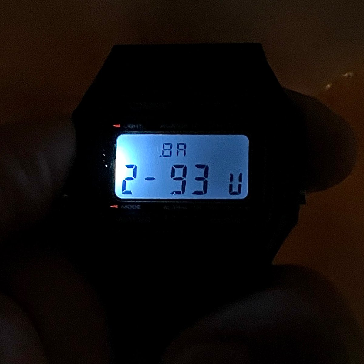 josecastillo's tweet photo. fun #SensorWatch discovery while digging around in the parts bin: you can replace the red/blue LED with a white 0805 LED for a cool neutral backlight! It’s not the brightest, and you do have to drive both pins to source enough current to get it to glow. Still, it’s a cool hack :) https://t.co/c8zxfAH2jb