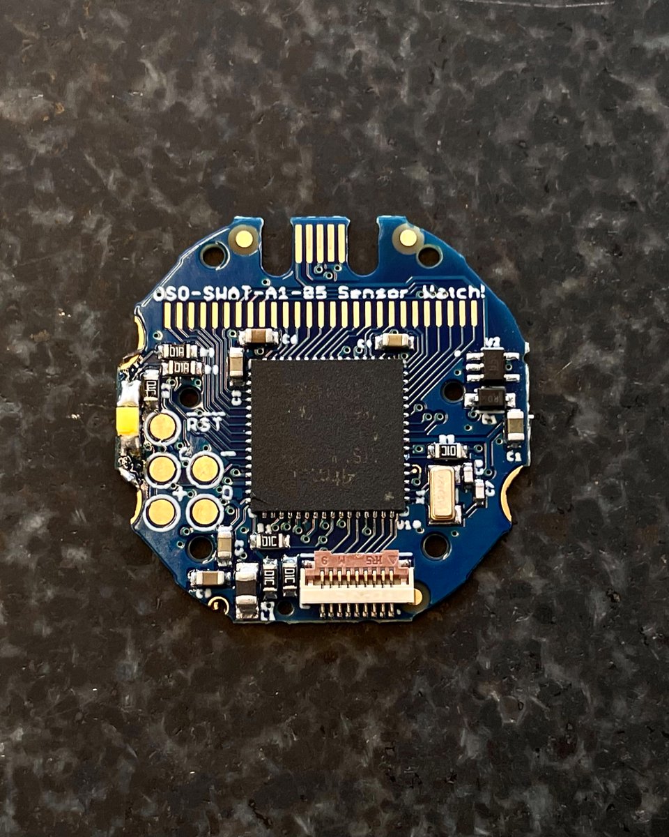 josecastillo's tweet photo. fun #SensorWatch discovery while digging around in the parts bin: you can replace the red/blue LED with a white 0805 LED for a cool neutral backlight! It’s not the brightest, and you do have to drive both pins to source enough current to get it to glow. Still, it’s a cool hack :) https://t.co/c8zxfAH2jb