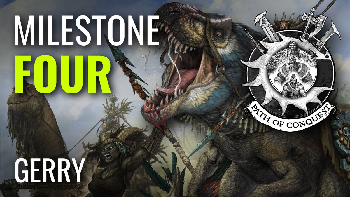 ontabletop's tweet image. Dive into a new #PathOfConquest video from @PBWargames and #OnTableTop as we work out what's next for the W'adrhun - we learn about Raptor Riders and Slingers this week! youtube.com/watch?v=X3YMiG…